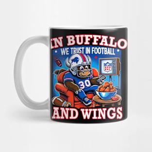 2023 Funny Buffalo Graphic Football Fan Mug